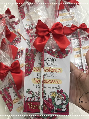 Bloquinho personalizado + lapis personalizado natal