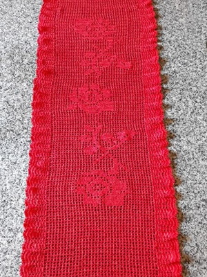 Caminho de mesa rosas la1