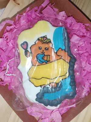 Biscoito decorado de especiarias - meow de oxum