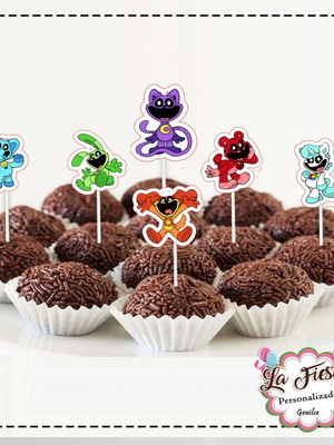 Toppers para docinho catnap poppy playtime