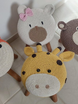 Banquinho infantil safari 1 unidade
