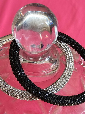 Pulseira estilo crystaldust com fecho magnético