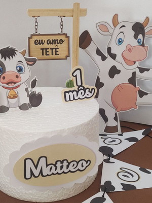 Kit mesversário eu amo tetê - especial