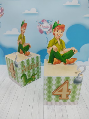 Caixa cubo 3d - peter pan