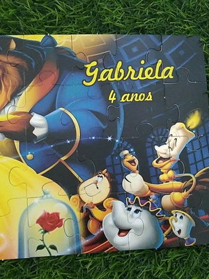 Quebra cabeça - bela e a fera
