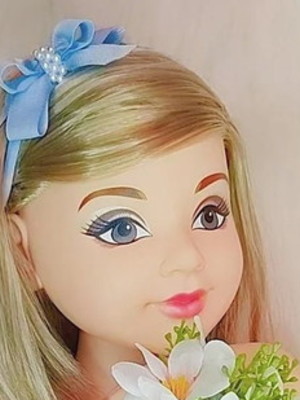 Tiara faixa laço pérola bebê - preto ou azul claro