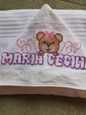 Toalha de banho infantil com capuz