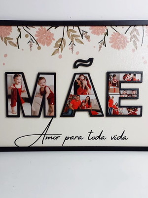 Quadro dia das mães em mdf