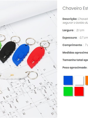 Chaveiro estilete personalizados
