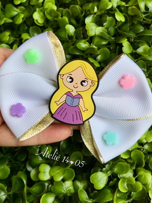 Laço de cabelo rapunzel