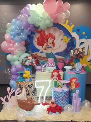 Decoracao pequena sereia ( locacao em sp)