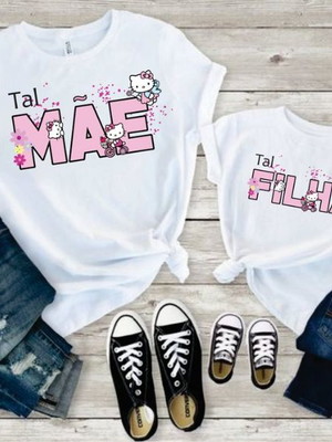 Kit tal mãe tal filho (a) hello kitty