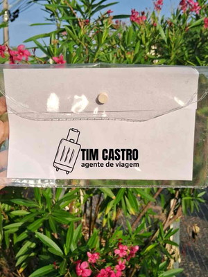 Estojo pvc personalizado com botão - produção com prioridade