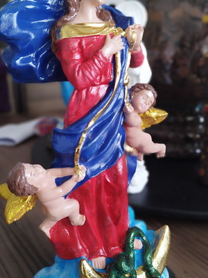 Imagem nossa senhora desata nós 30cm