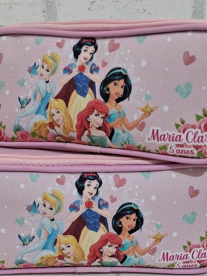 Estojo/ necessaire c/ alça princesas
