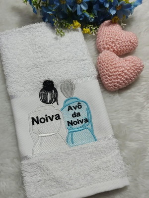 Toalha avô da noiva