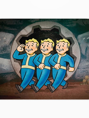 Mousepad fallout sugar boms nostalgia personalizado
