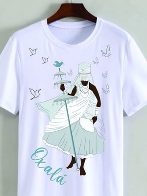 Blusa infantil ou adulto - oxalá