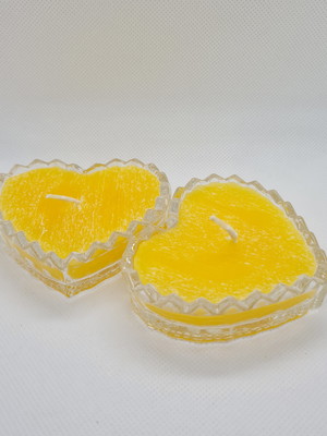 Porta joia vela aromática coração