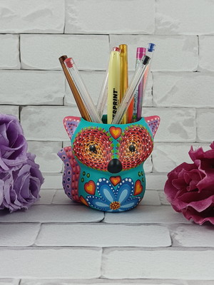 Raposa vaso alebrije mexicano c.2852