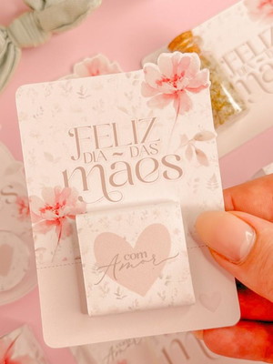 Card para 1 tablete cacau show