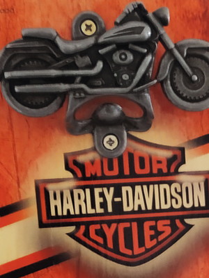 Abridor de garrafa magnético - moto harley