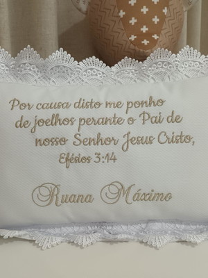 Almofada personalizada versículo