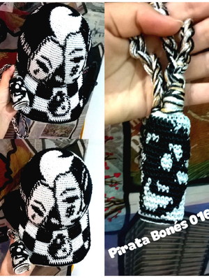 Bone de croche +porta bic