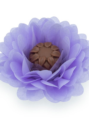 50 forminhas para doces margarida - lilás