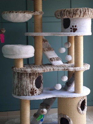 Arranhador para gato trono gigante