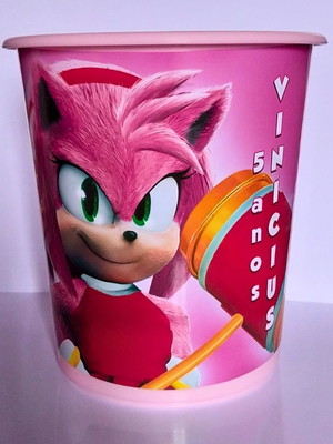 Balde de pipoca amy rose