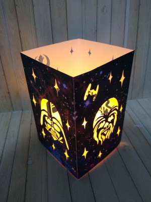 Lanterna tema star wars