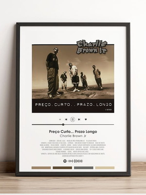 Quadro spotify charlie brown jr preço curto... prazo longo
