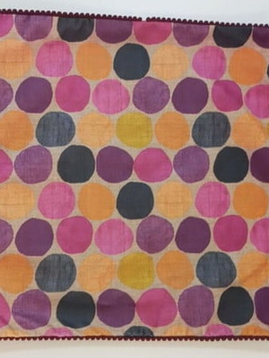 Capa da almofada bolas coloridas tecido suede 44x44 cm