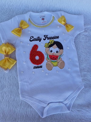 Body personalizado para mesvesario magali baby