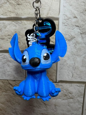 Chaveiro stitch - impressão 3d - personalizado