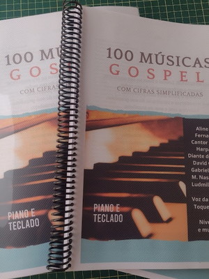 Apostila de piano e teclado 100 musicas gospel