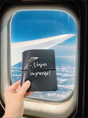 Porta-passaportes familiar decorado - até 6 passaportes