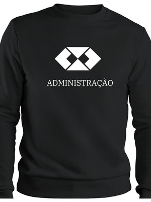 Moletom personalizado curso de administração gola redonda
