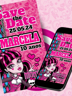 Save the date virtual monster high