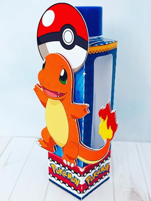 Caixa para tubete pokemon com tubete