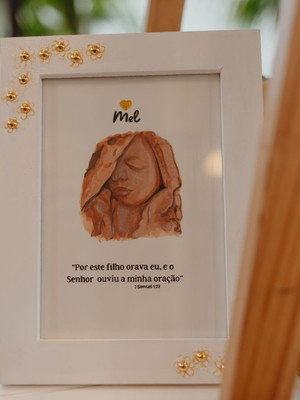 Quadro mdf com pintura ultrasom