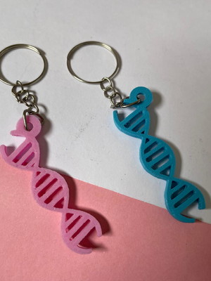Chaveiro molécula de dna