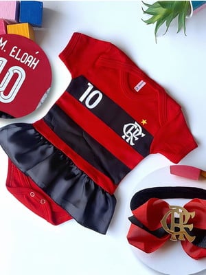 Body bebe menina personalizado bori c/ nome + tiara flababy