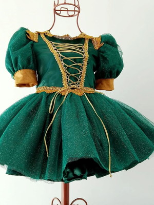 Vestido princesa valente merida