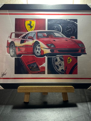 Quadro 30x42 ferrari f40