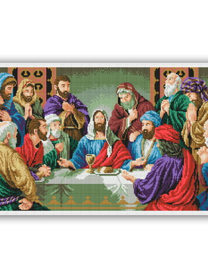 Jesus e os apóstolos - gráfico ponto cruz