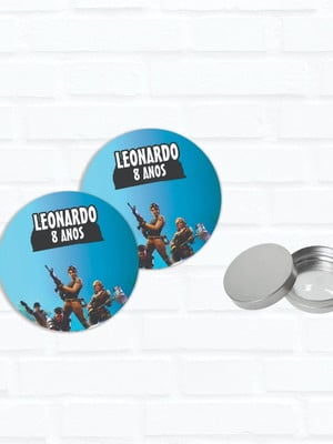 Adesivo latinha fortnite