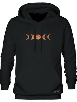 Blusão moletom canguru fases da lua personalizado p ao gg