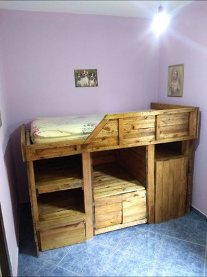 Cama solteiro + cama beliche